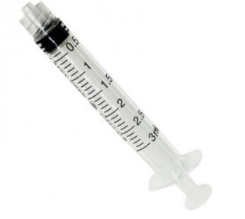 BD Syringe 3ml Luer Lock 100 Units