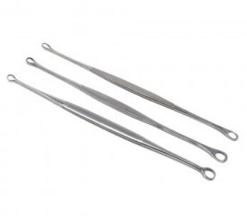 Curette Double Ended Sharp Blunt SS Delux Quality (Set of 3)