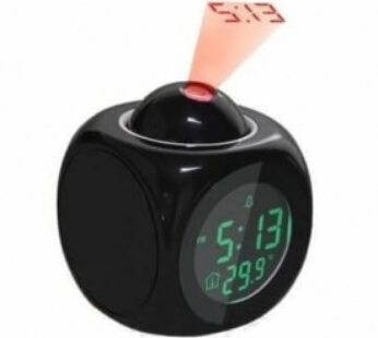 Digital Talking Alarm Clock With Projector Time Display