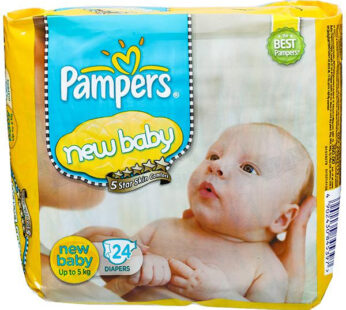 Pampers New Baby Diapers (Up to 5 kg) Pack Of 24