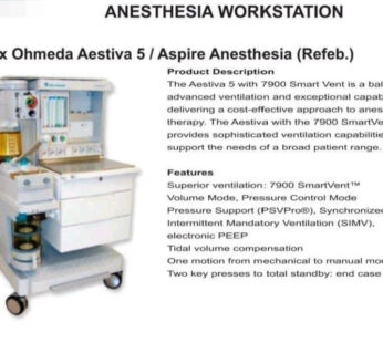 Refurbished Anaesthesia Workstation