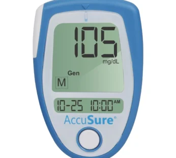 AccuSure Digital Blood Glucose Meter with strips