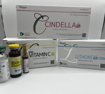 Cindella 1200mg Glutathione Injection With KFDA Seal 10 Sessions Full Kit
