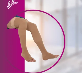 Medical Compression Stocking Above Knee, Flamingo