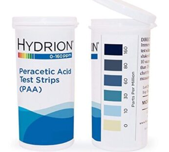 Hydrion Peracetic Acid Test Strips PAA-160