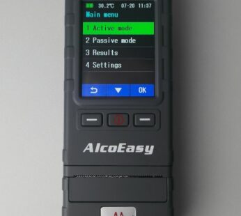 AlcoEasy A50 Alcohol Breath Analyzer with Inbuilt Printer