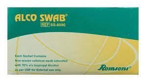 Romsons Alco Alcohol Swab Gauze- Box of 100
